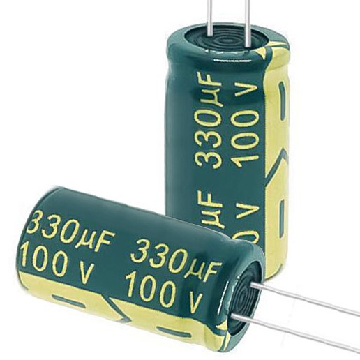 100V330UF高频低阻 13*25mm 铝电解电容生产厂家 330UF/100V 现货