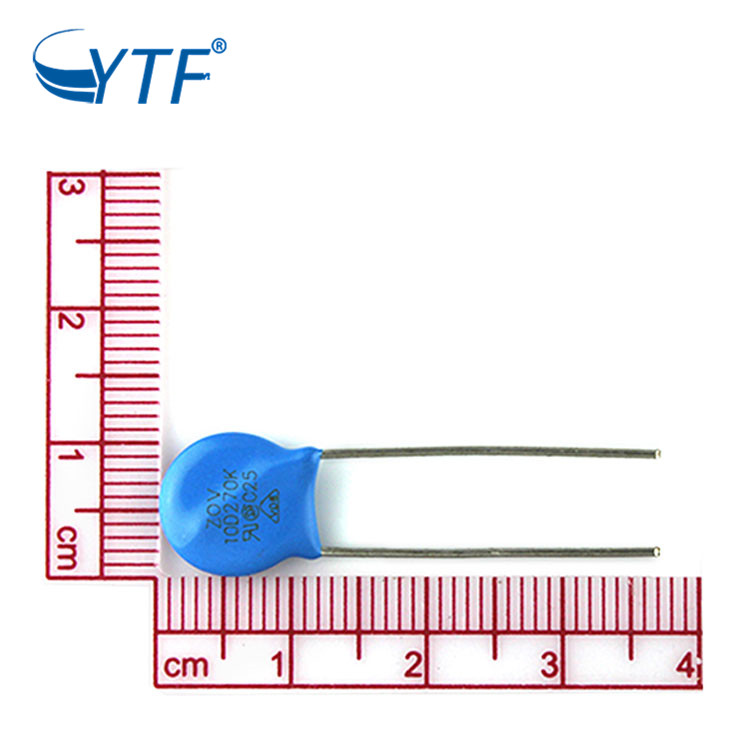  国产ZOV压敏电阻10D270K 直径10mm 10D-270K 27V环保无铅 压敏电阻